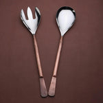 Celia Salad Serving 2 Pc. Set White Cliff Studio Utensils