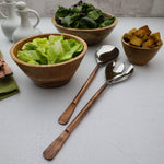 Celia Salad Serving 2 Pc. Set White Cliff Studio Utensils