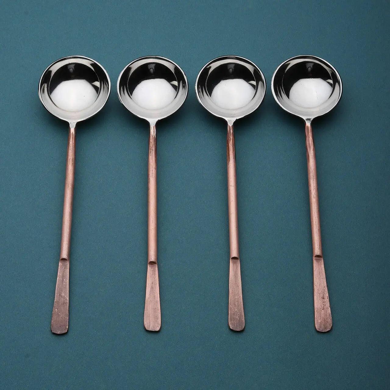 Celia Sugar Spoon 4 Pc. Set White Cliff Studio Flatware