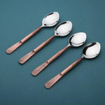 Celia Table Spoons 4 Pc. Set White Cliff Studio Flatware