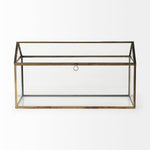 Chalet Gold Glass Terrarium Box