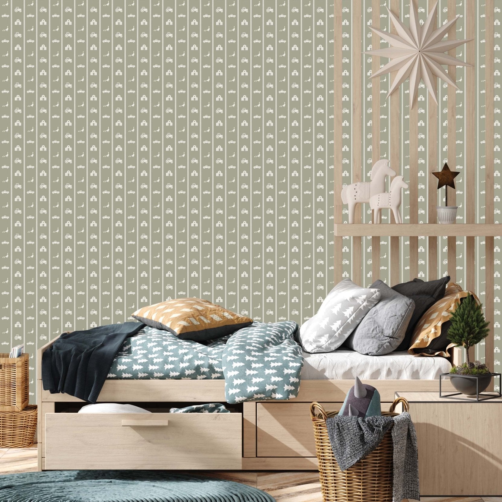 Charlie Wallpaper by Lauren Blair Hersey