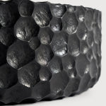 Chopped bowls - varnished mahogany - black - set of 3 White Cliff Studio Decorative Bowls