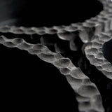 Chopped bowls - varnished mahogany - black - set of 3 White Cliff Studio Decorative Bowls