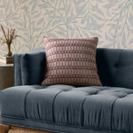 Chris Loves Julia × Loloi Burgundy Square Pillow