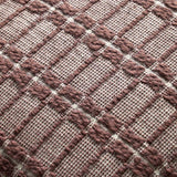 Chris Loves Julia × Loloi Burgundy Square Pillow