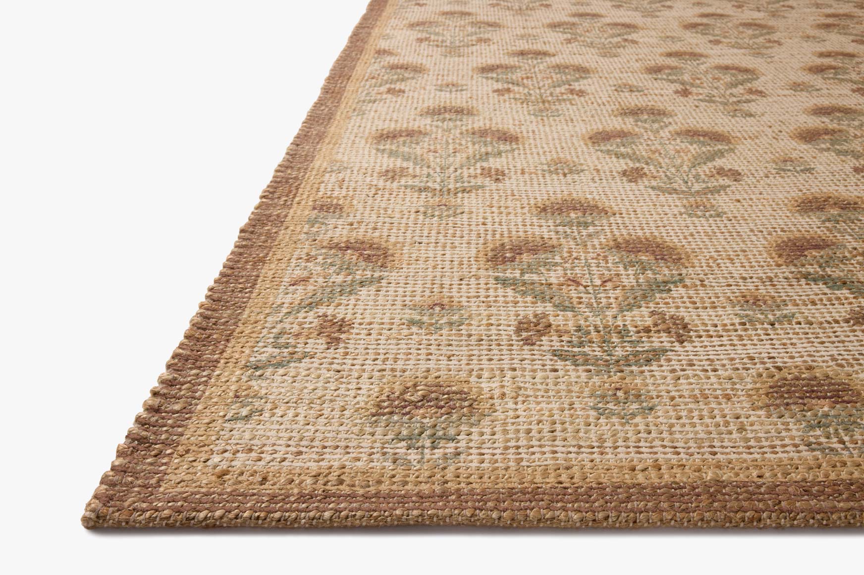 Chris Loves Julia × Loloi RUE - 01 Wheat / Sage White Cliff Studio Rugs