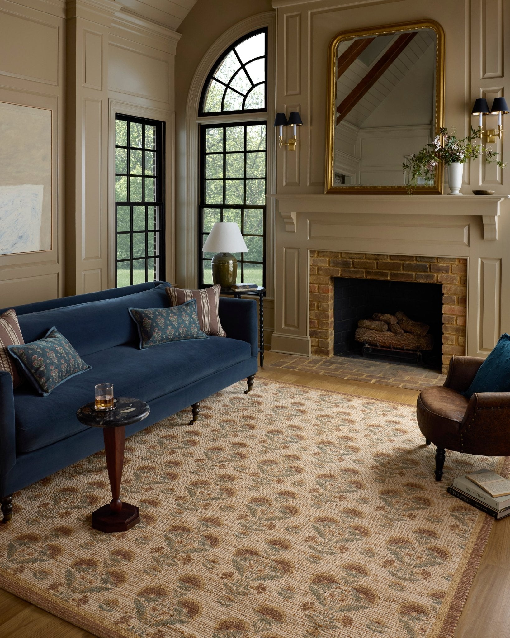 Chris Loves Julia × Loloi RUE - 01 Wheat / Sage White Cliff Studio Rugs