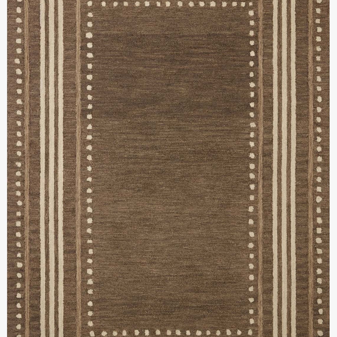 Chris Loves Julia x Loloi Alfie Bark / Natural Rug White Cliff Studio Area Rugs