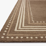 Chris Loves Julia x Loloi Alfie Bark / Natural Rug White Cliff Studio Area Rugs