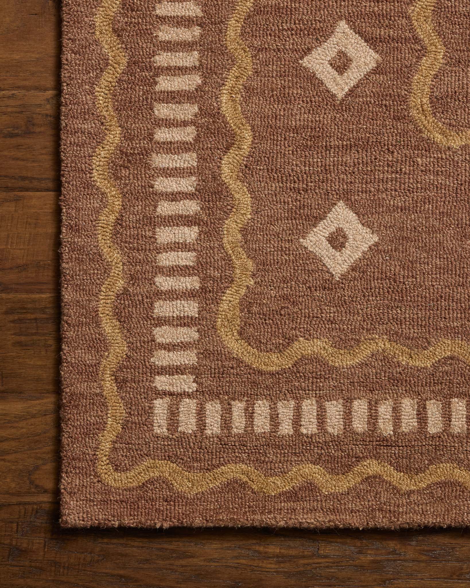 Chris Loves Julia x Loloi Alfie Clay / Spice Rug White Cliff Studio Area Rugs