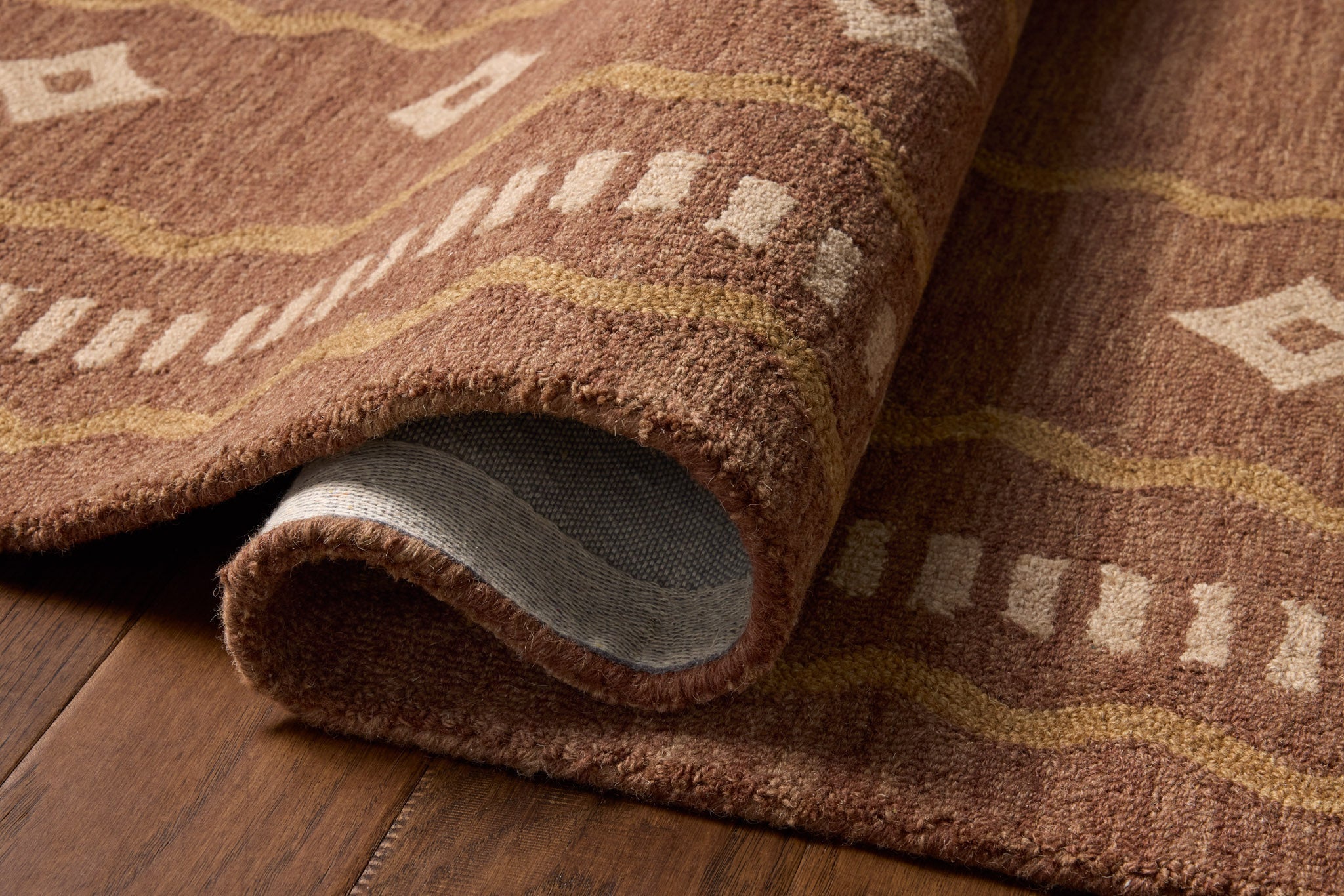 Chris Loves Julia x Loloi Alfie Clay / Spice Rug White Cliff Studio Area Rugs