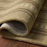 Chris Loves Julia x Loloi Alfie Green / Natural Rug White Cliff Studio Area Rugs
