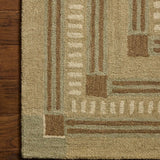 Chris Loves Julia x Loloi Alfie Green / Natural Rug White Cliff Studio Area Rugs