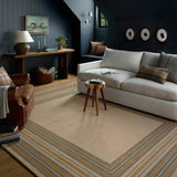 Chris Loves Julia x Loloi Alfie Natural / Multi Rug White Cliff Studio Area Rugs