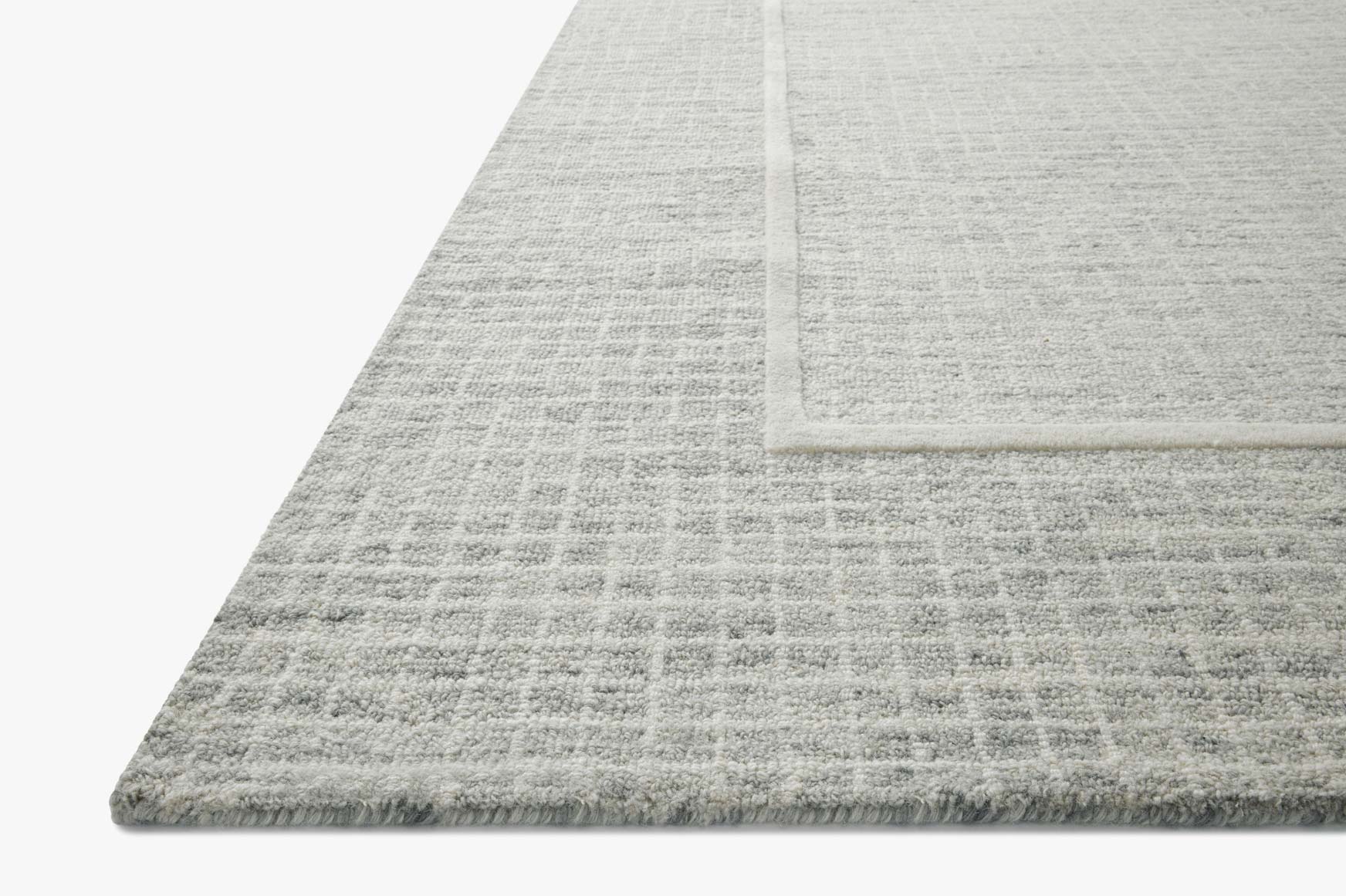 Chris Loves Julia x Loloi Briggs Mist / Ivory Rug White Cliff Studio Area Rugs