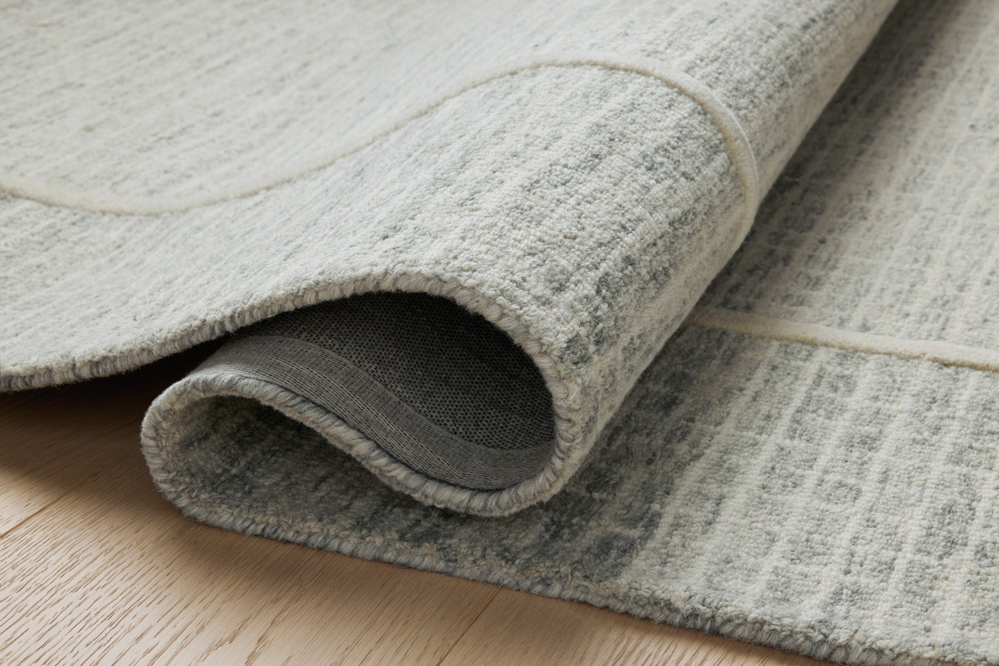 Chris Loves Julia x Loloi Briggs Mist / Ivory Rug White Cliff Studio Area Rugs
