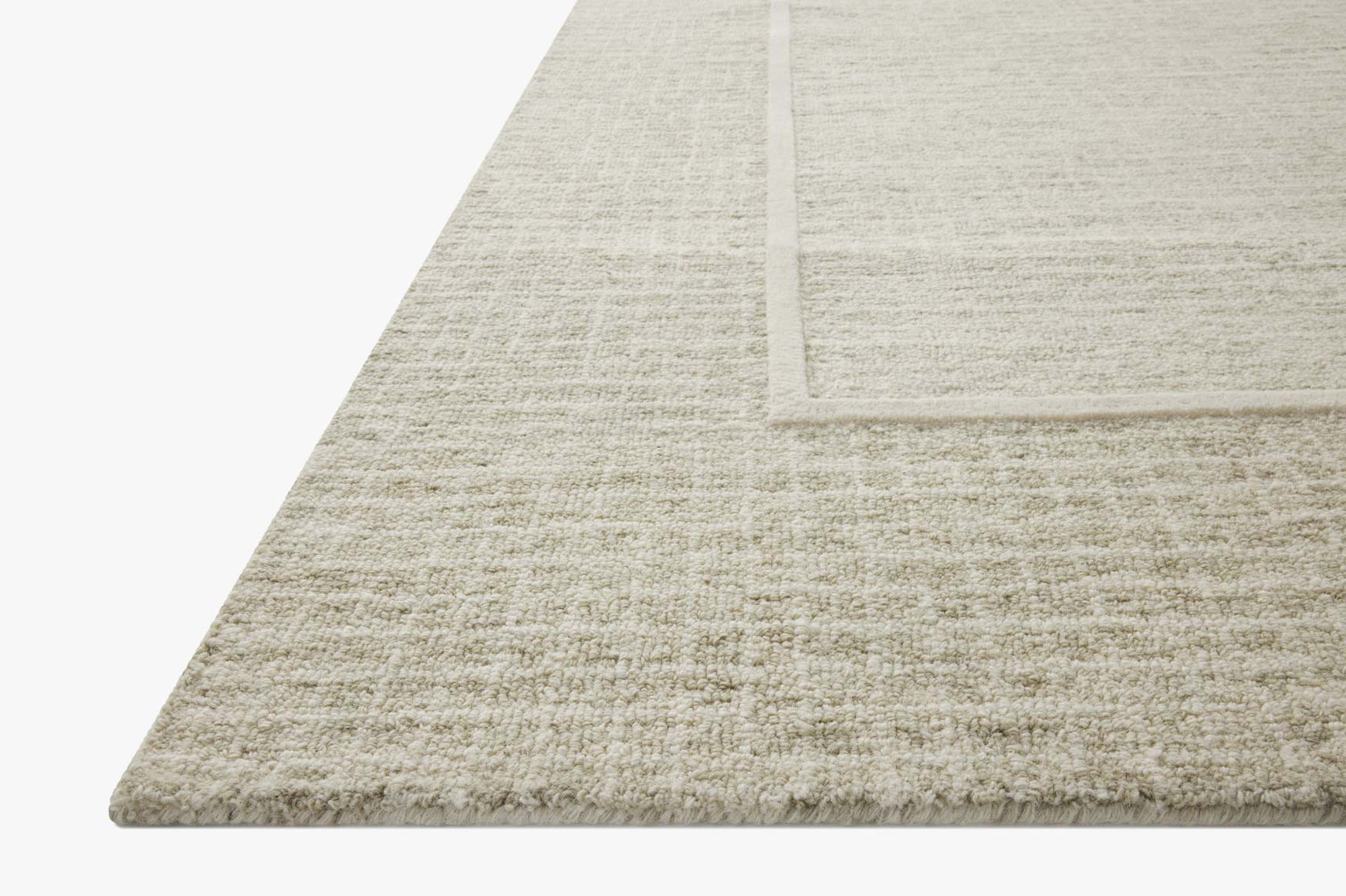 Chris Loves Julia x Loloi Briggs Sage / Ivory Rug White Cliff Studio Area Rugs
