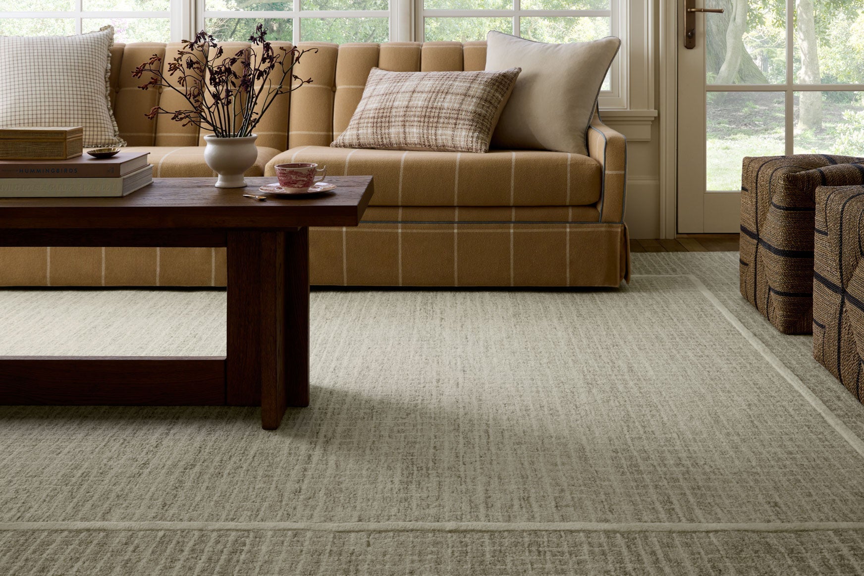 Chris Loves Julia x Loloi Briggs Sage / Ivory Rug White Cliff Studio Area Rugs