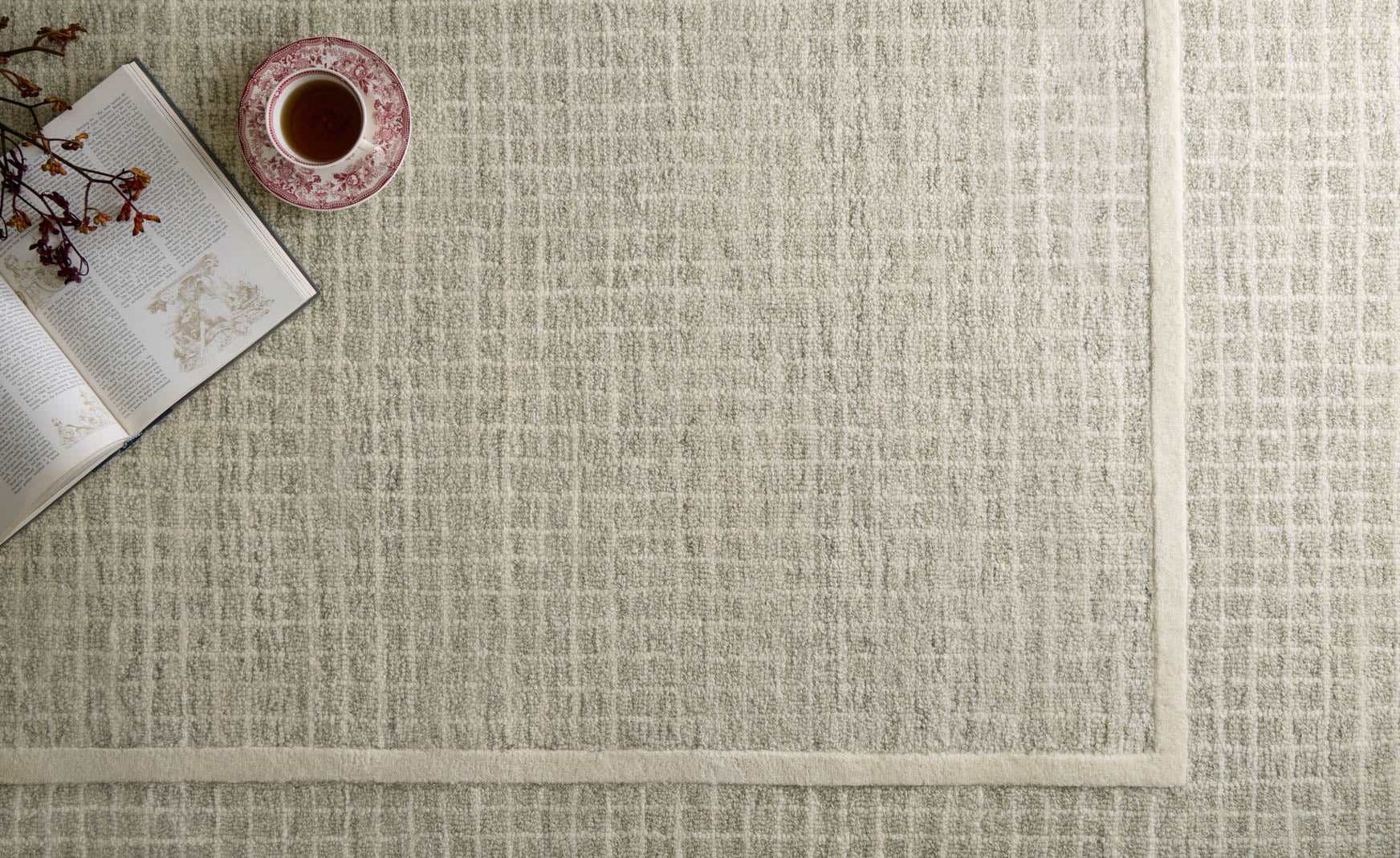 Chris Loves Julia x Loloi Briggs Sage / Ivory Rug White Cliff Studio Area Rugs
