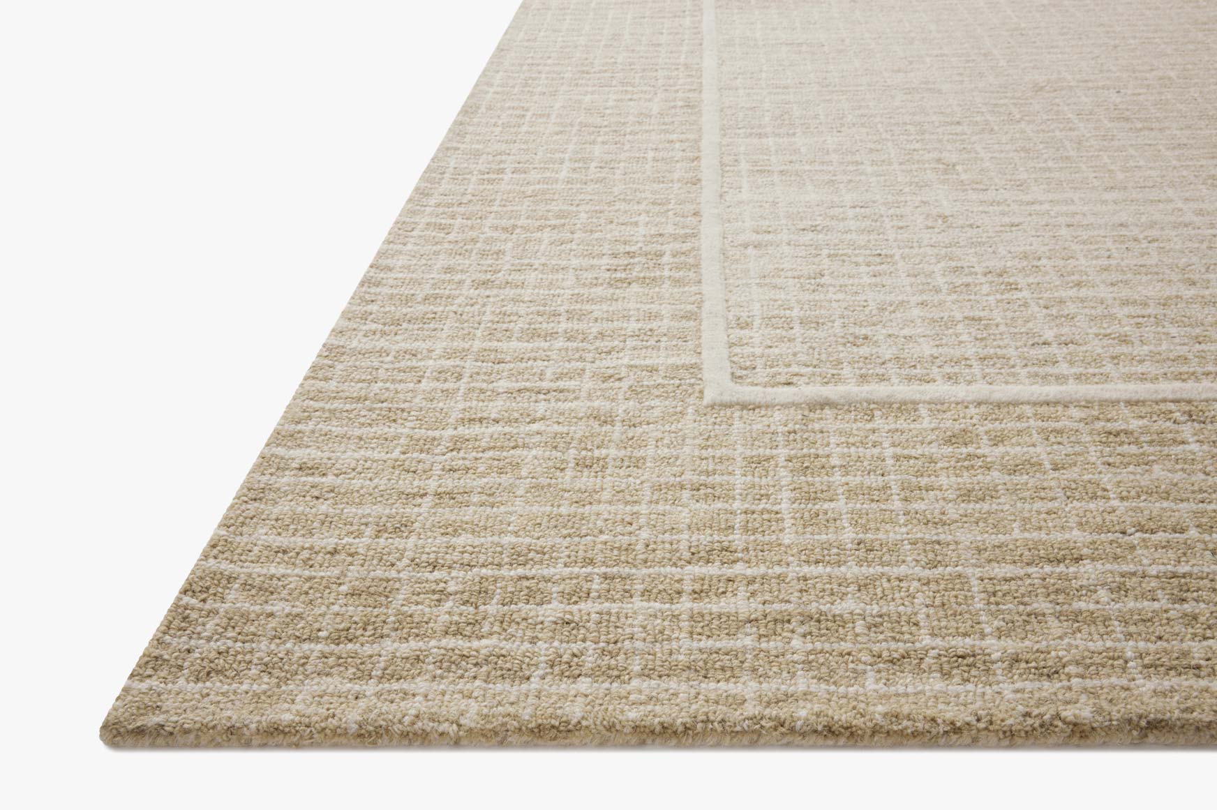 Chris Loves Julia x Loloi Briggs Wheat / Ivory Rug White Cliff Studio Area Rugs