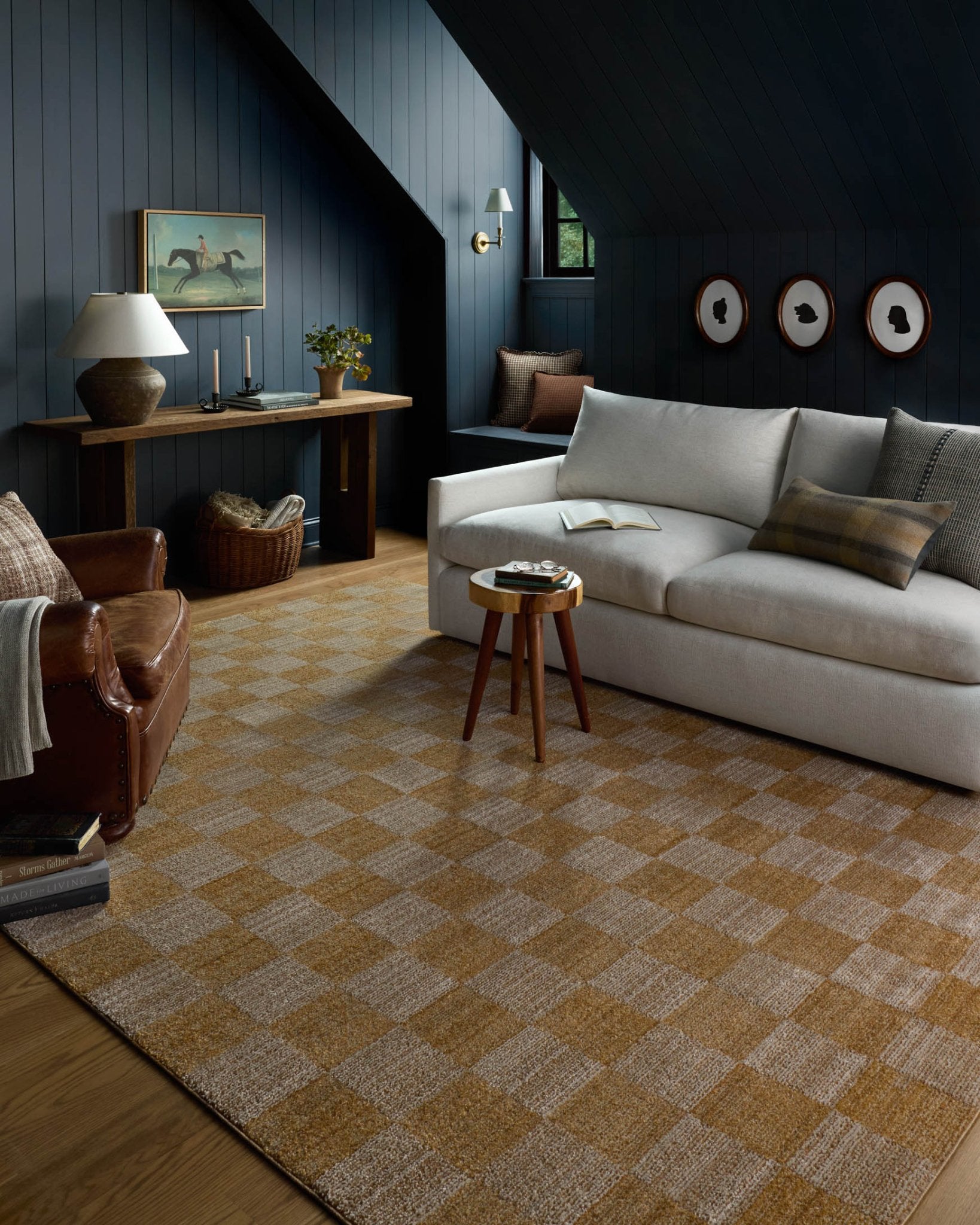 Chris Loves Julia x Loloi Calvin Apricot / Ivory Rug White Cliff Studio Area Rugs