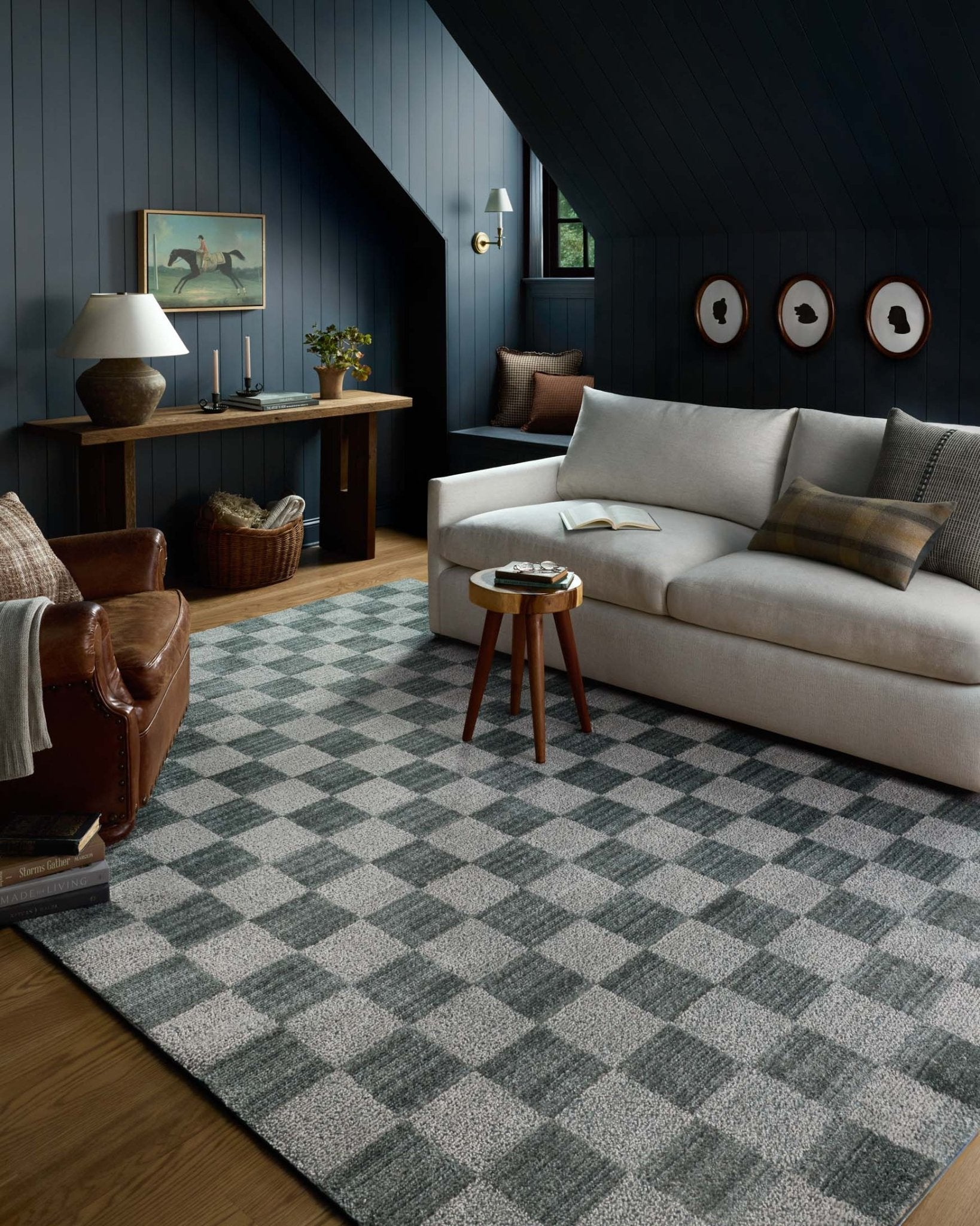 Chris Loves Julia x Loloi Calvin Blue / Ivory Rug White Cliff Studio Area Rugs