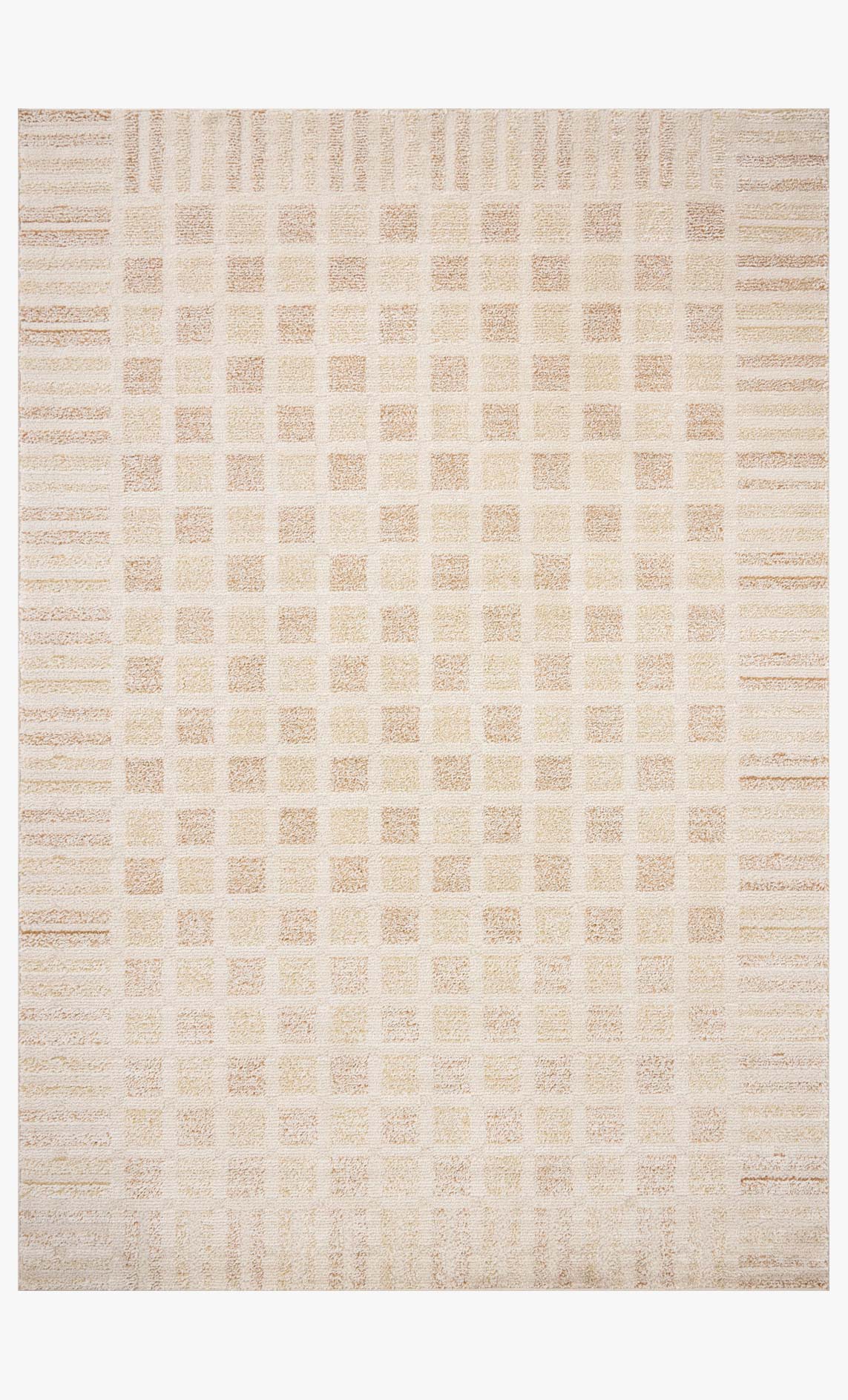 Chris Loves Julia x Loloi Calvin Bone / Natural Rug White Cliff Studio Area Rugs