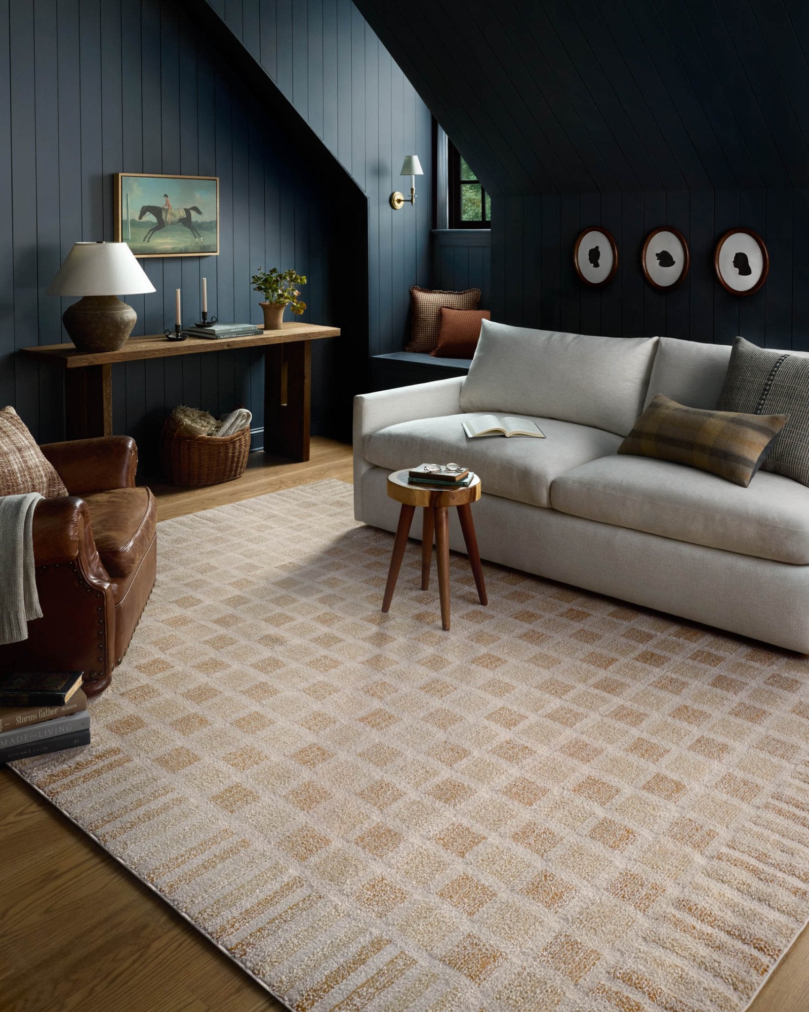 Chris Loves Julia x Loloi Calvin Bone / Natural Rug White Cliff Studio Area Rugs
