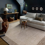 Chris Loves Julia x Loloi Calvin Ivory / Pebble Rug White Cliff Studio Area Rugs
