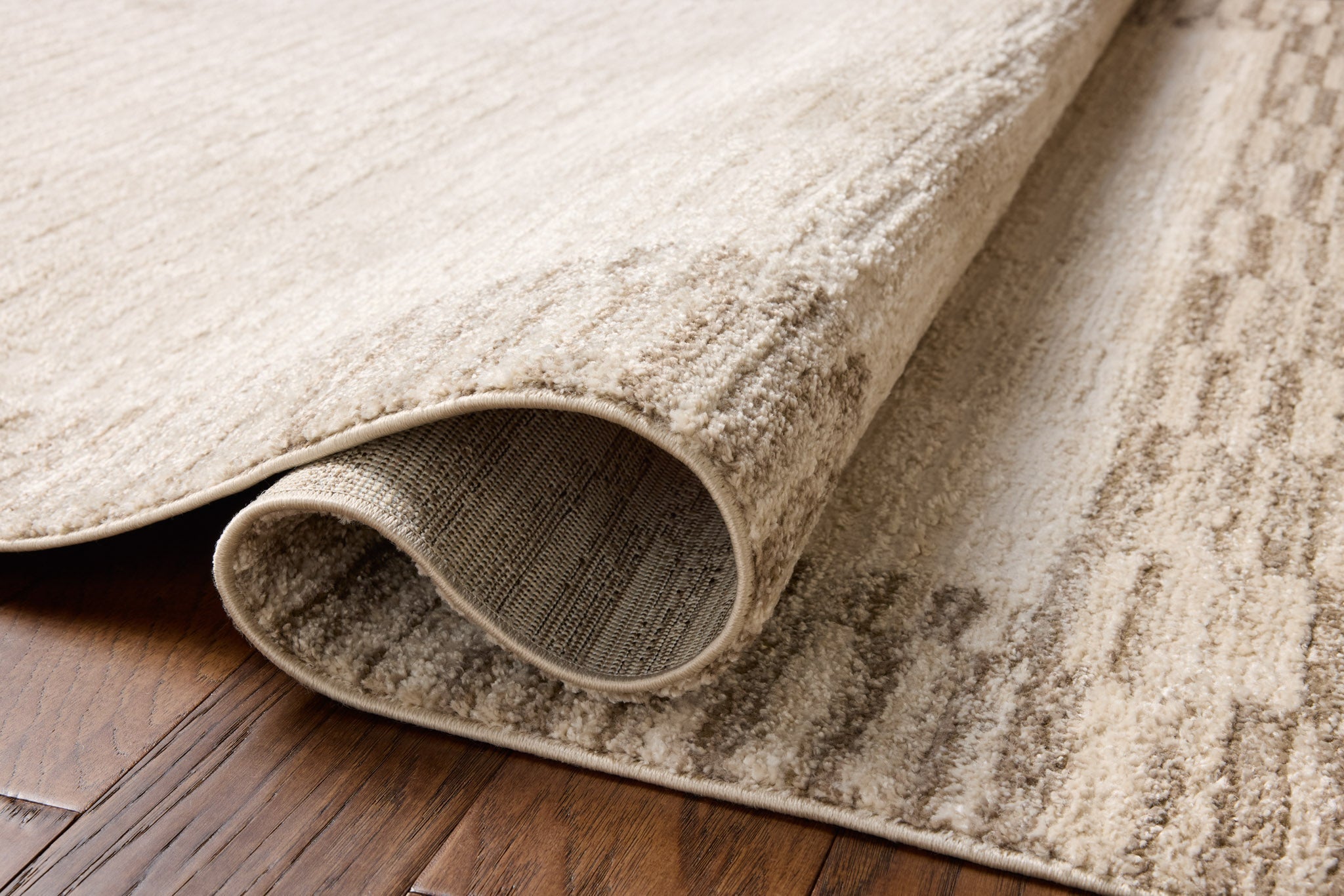 Chris Loves Julia x Loloi Calvin Ivory / Pebble Rug White Cliff Studio Area Rugs