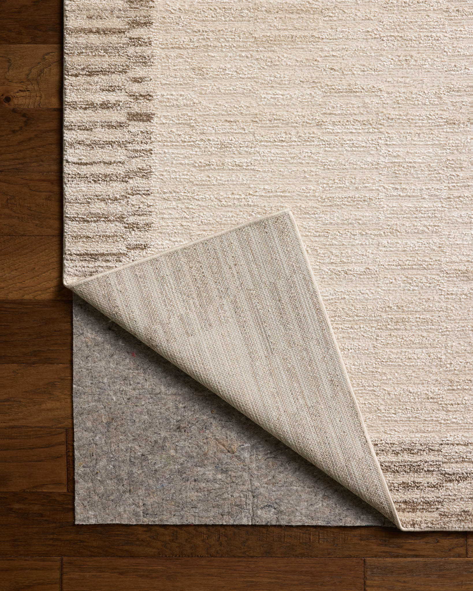 Chris Loves Julia x Loloi Calvin Ivory / Pebble Rug White Cliff Studio Area Rugs