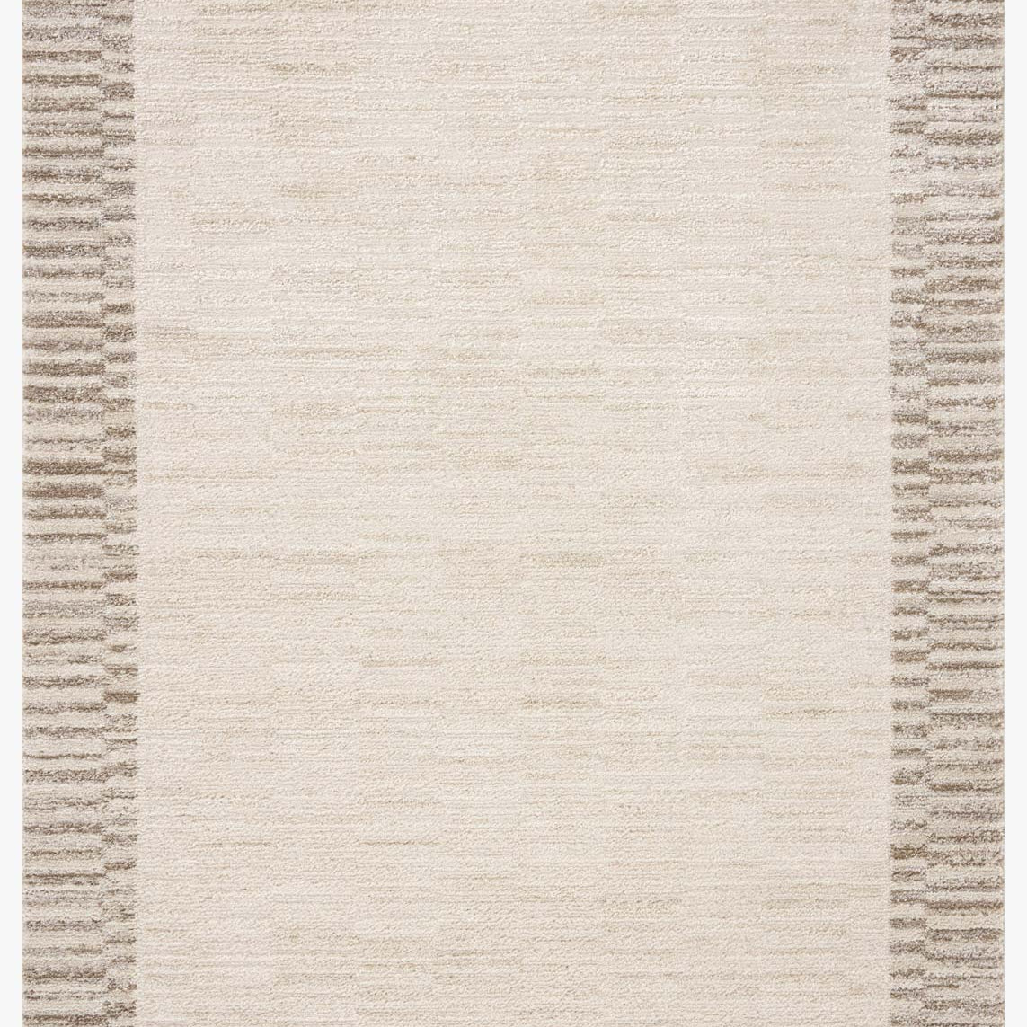 Chris Loves Julia x Loloi Calvin Ivory / Pebble Rug White Cliff Studio Area Rugs