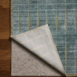 Chris Loves Julia x Loloi Calvin Ocean / Olive Rug White Cliff Studio Area Rugs
