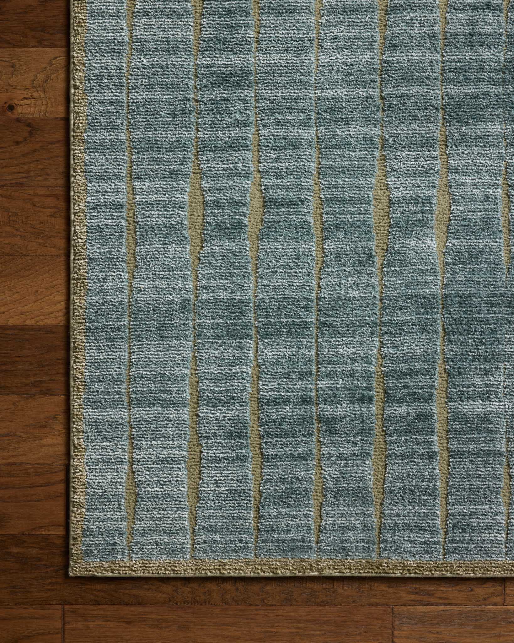 Chris Loves Julia x Loloi Calvin Ocean / Olive Rug White Cliff Studio Area Rugs