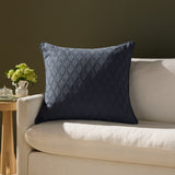 Chris Loves Julia x Loloi Cary Blue 26'' x 26'' Pillow White Cliff Studio Throw Pillows
