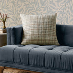 Chris Loves Julia x Loloi Cricket Beige / Black 22'' x 22'' Cover w/Down Pillow White Cliff Studio Throw Pillows