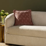 Chris Loves Julia x Loloi Darla Mauve 18'' x 18'' Pillow White Cliff Studio Throw Pillows