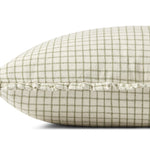 Chris Loves Julia x Loloi Dinah Ivory / Moss 16'' x 26'' Cover w/Down Pillow