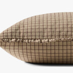 Chris Loves Julia x Loloi Dinah Mushroom 22'' x 22'' Pillow White Cliff Studio Throw Pillows