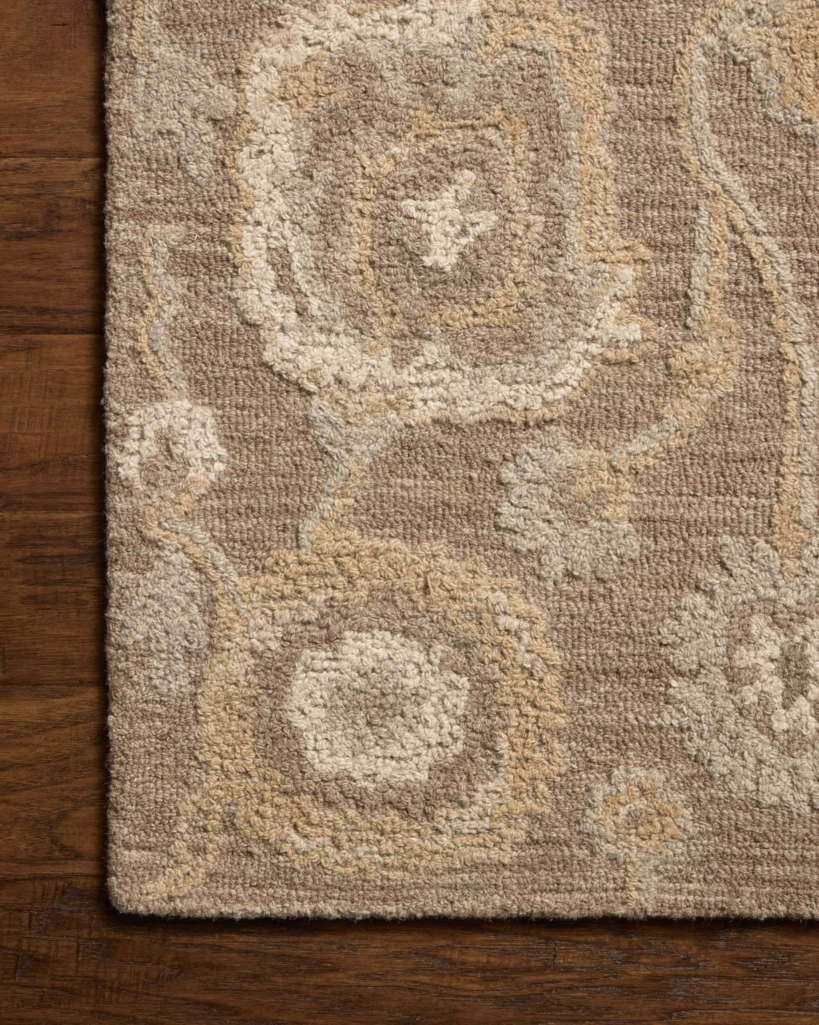 Chris Loves Julia x Loloi Dorothea Bark / Stone Rug White Cliff Studio Area Rugs