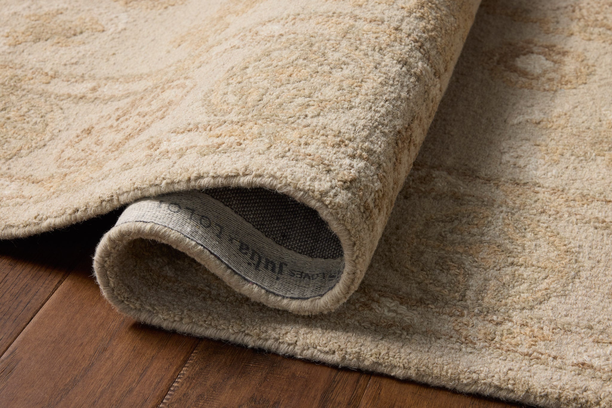 Chris Loves Julia x Loloi Dorothea Dove / Natural Rug White Cliff Studio Area Rugs