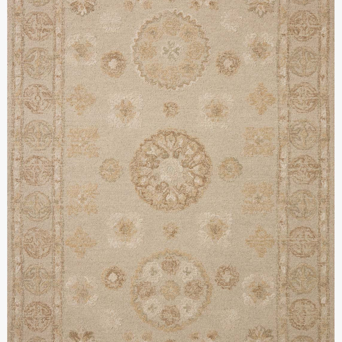 Chris Loves Julia x Loloi Dorothea Dove / Natural Rug White Cliff Studio Area Rugs