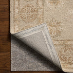Chris Loves Julia x Loloi Dorothea Dove / Natural Rug White Cliff Studio Area Rugs