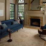 Chris Loves Julia x Loloi Dorothea Dove / Natural Rug White Cliff Studio Area Rugs
