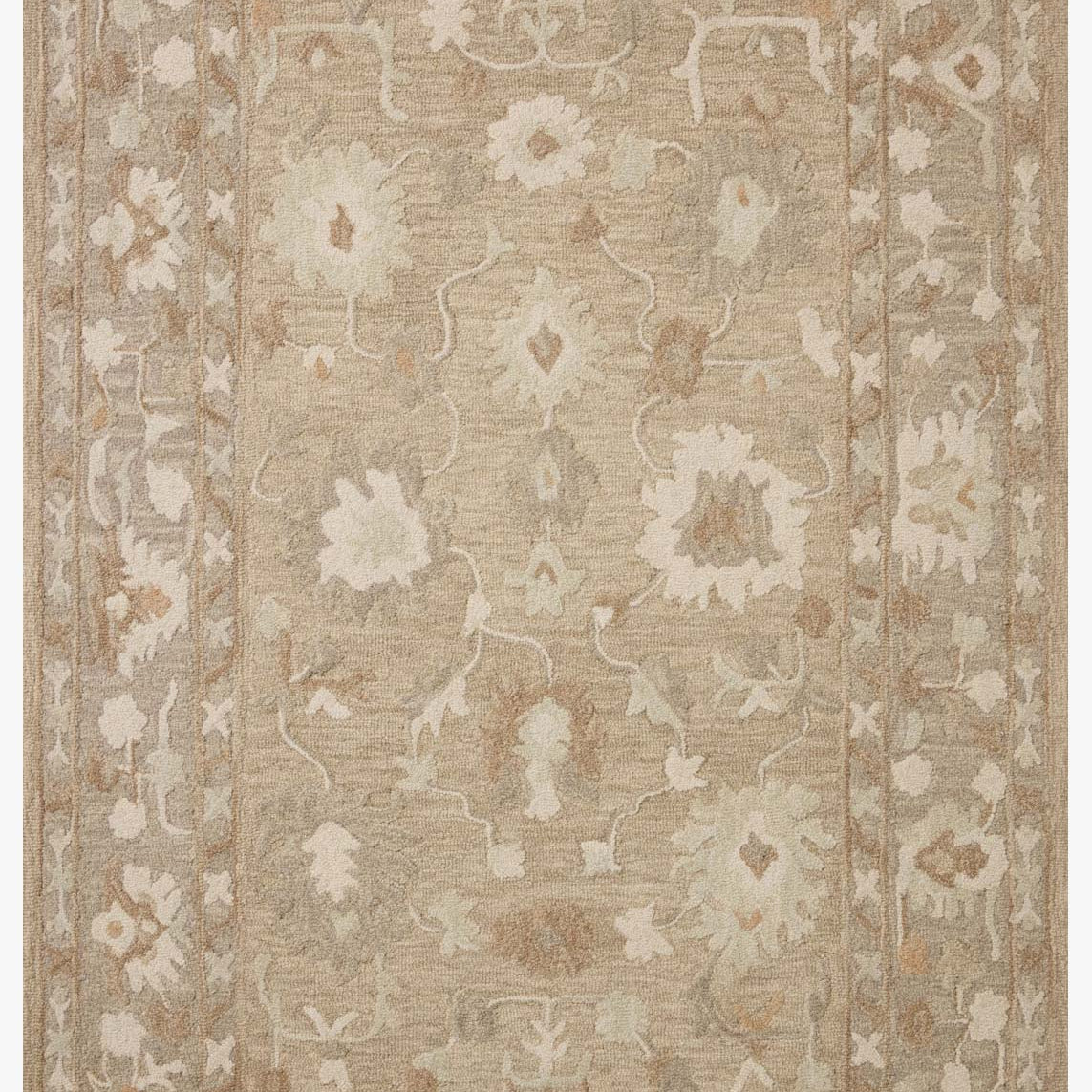 Chris Loves Julia x Loloi Dorothea Khaki / Dove Rug White Cliff Studio Area Rugs