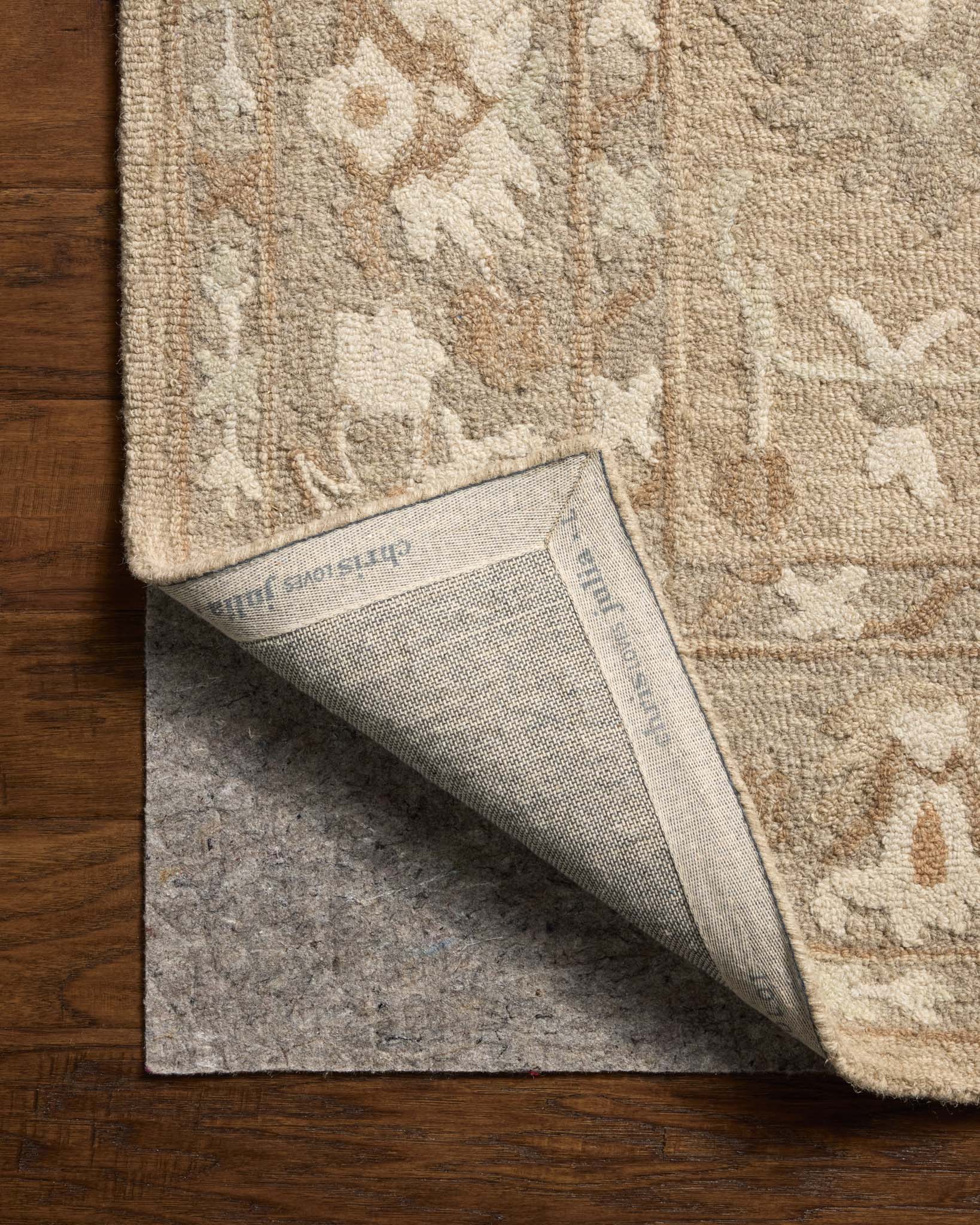 Chris Loves Julia x Loloi Dorothea Khaki / Dove Rug White Cliff Studio Area Rugs