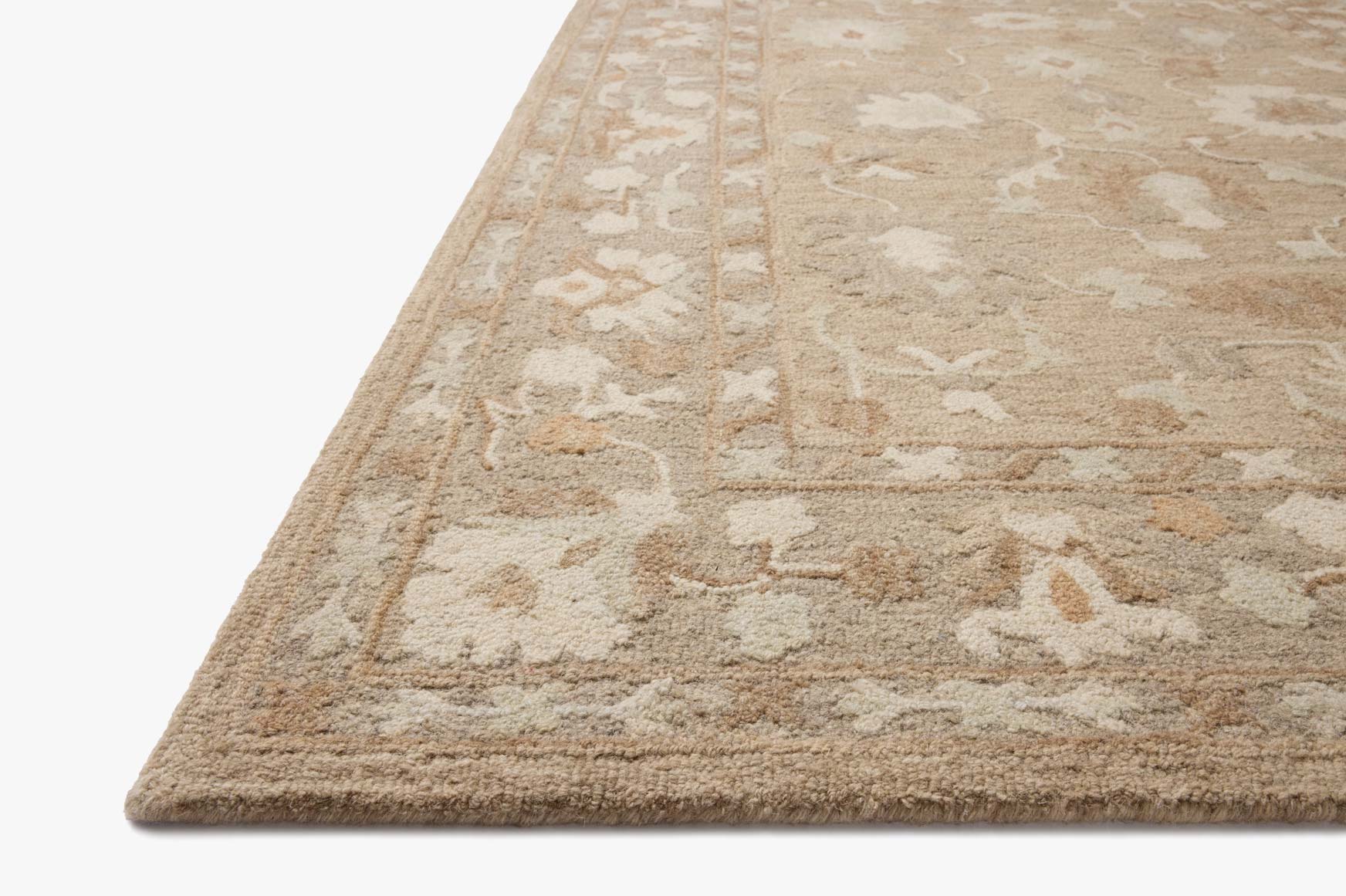 Chris Loves Julia x Loloi Dorothea Khaki / Dove Rug White Cliff Studio Area Rugs