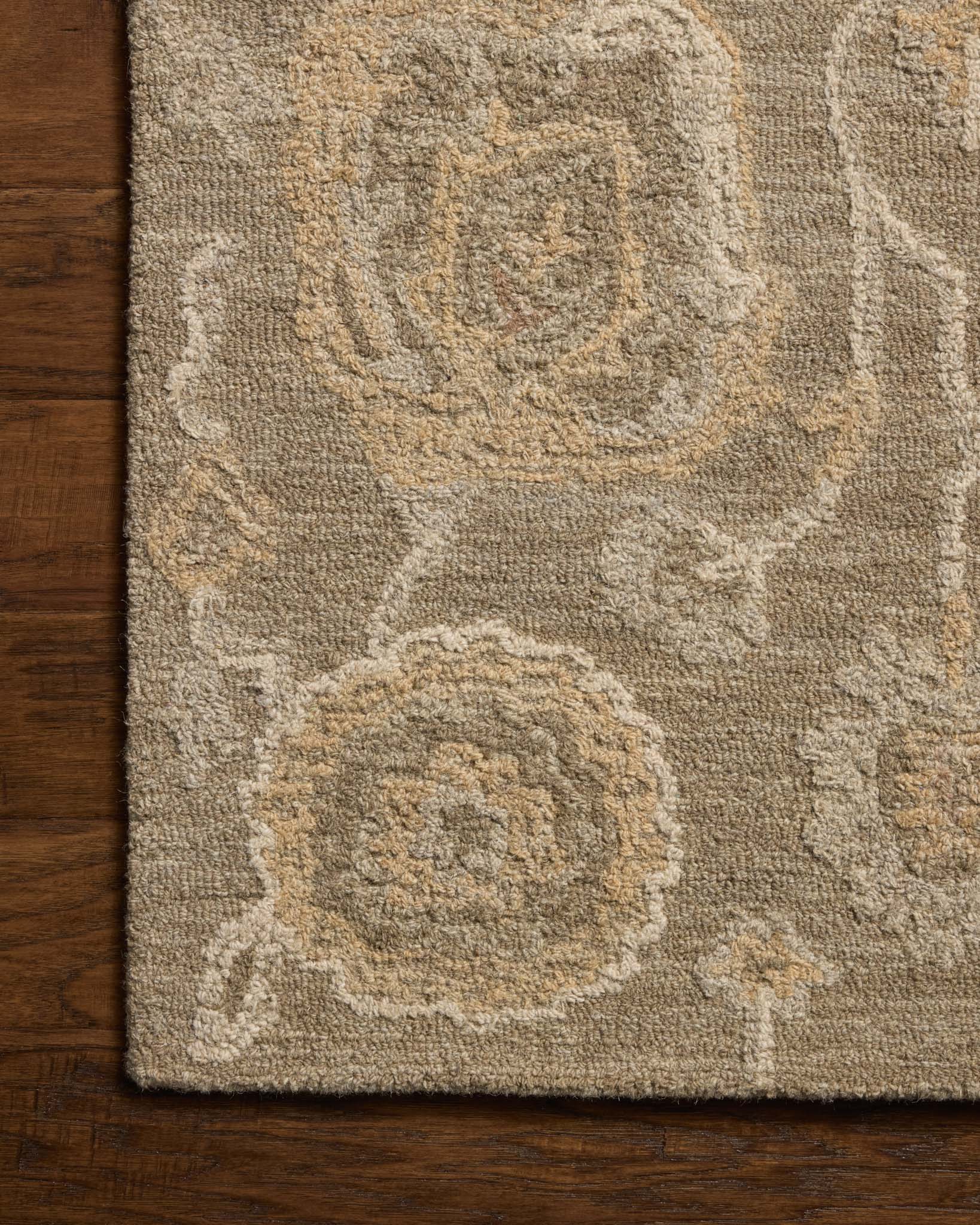 Chris Loves Julia x Loloi Dorothea Oak / Natural Rug White Cliff Studio Area Rugs
