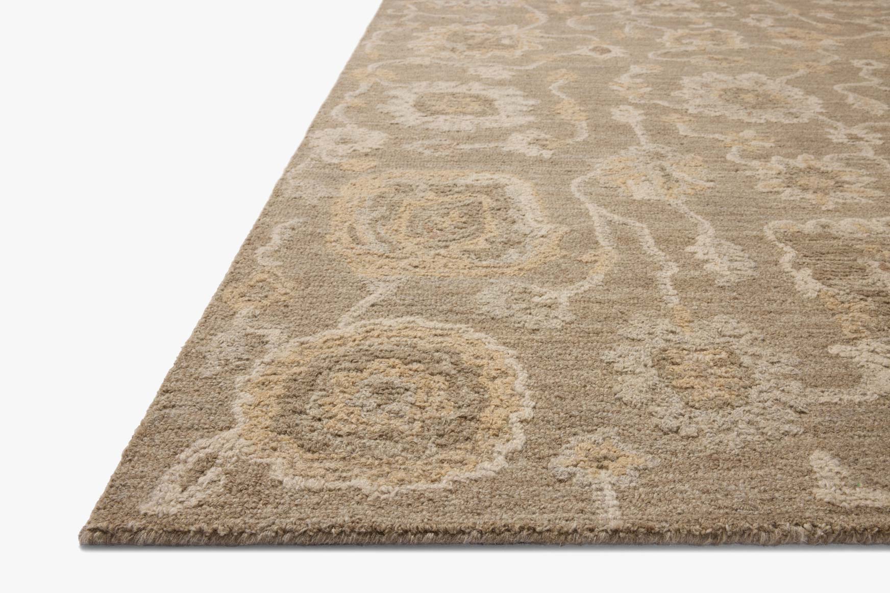 Chris Loves Julia x Loloi Dorothea Oak / Natural Rug White Cliff Studio Area Rugs